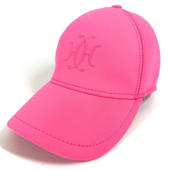 HERMES Neovan Atlantic hat cap baseball cap Polyurethane / Nylon pink - Picture 1 of 15
